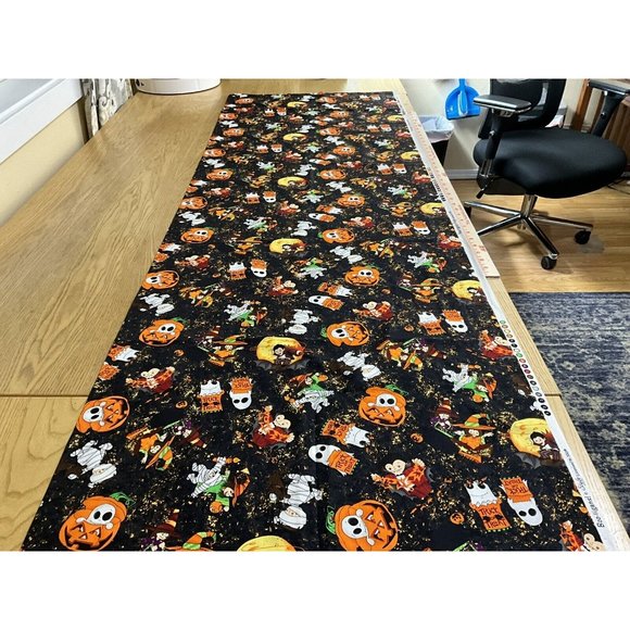Boo-ligans Style Licensed to SSI Cotton Halloween Fabric 2.75 Yards x 44 Inch - Picture 15 of 16